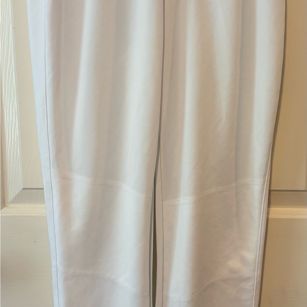Adidas White Big Boys Baseball Pants Size YXL 15-16Y